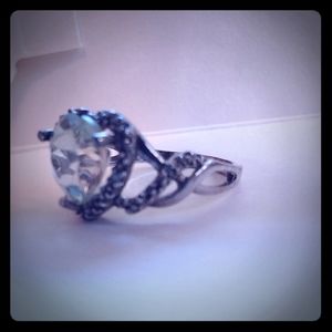 Green amethyst ring size 6